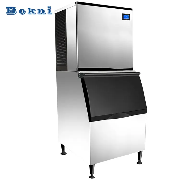 Big Output Ice Maker Machine Automatic Cube Packing Mini Ice Cube Machine