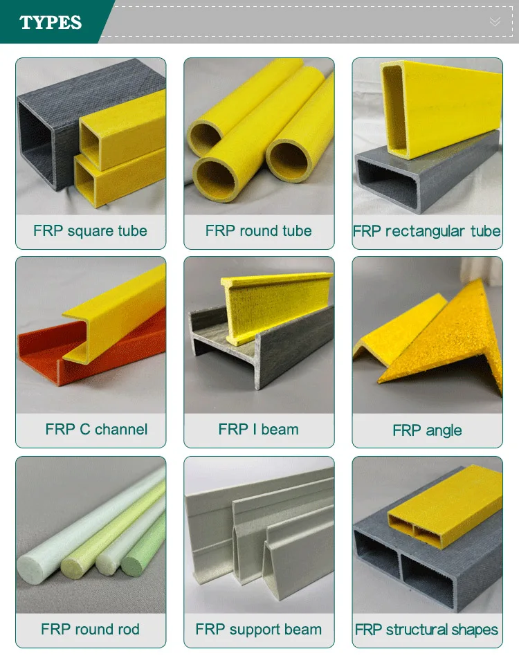 Custom 50mm X 100mm Insulation Pultrusion Pultruded Fiberglass Frp ...