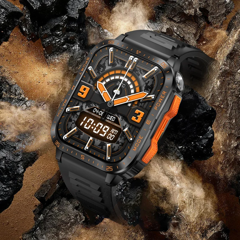 KT79 Sport Smart Watch Inch HD Screen 30M Deep Waterproof 7-15 Days Long Battery Life Smart Watch With UV Light