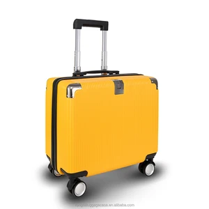 Unisex High Quality 3pcs Set Portable Light Weight 4 Wheels Trolley Bag ABS Travel Luggage with Cartoon Style High Aesthetics