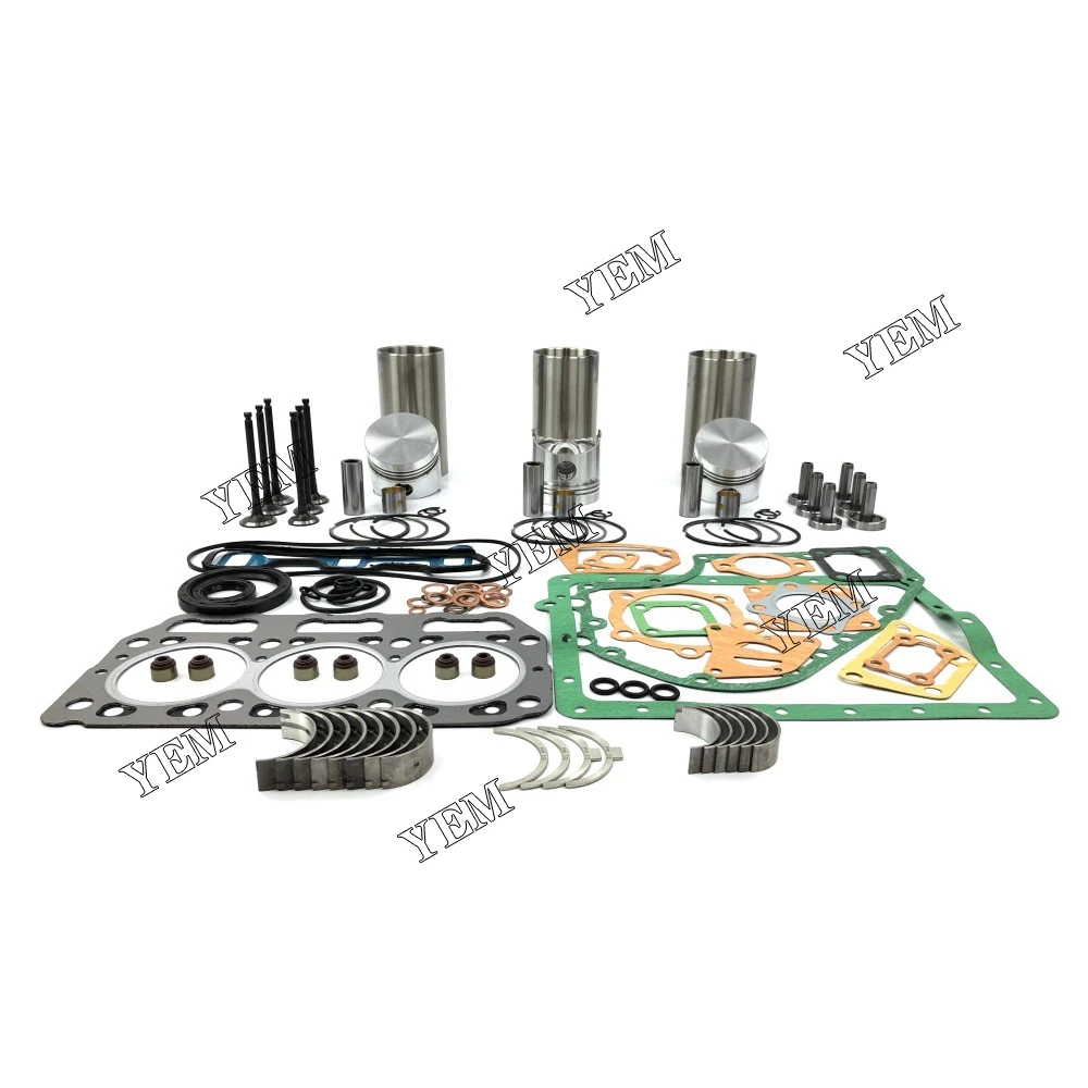 3GM30 Engine Rebuild Kit With Gasket Bearing Valve for Yanmar Diesel Engine 3