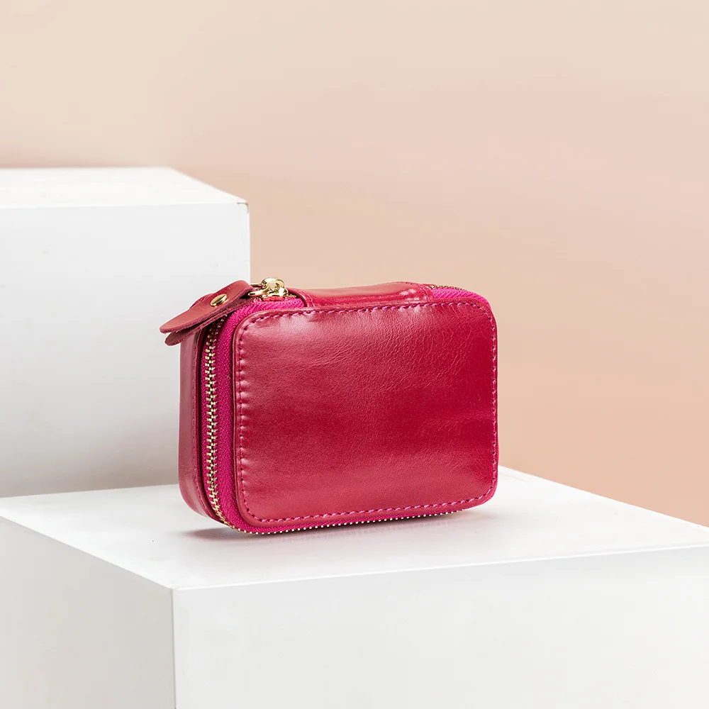 andong small genuine leather lipstick bag