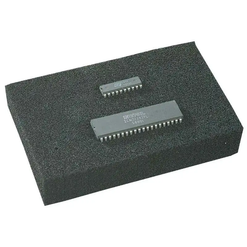 Professional Durable ESD Foam Sheets with 2-200mm Thickness 10e3-10e6ohm Surface Resistance and 60-150 Kg/m3 Density