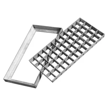 316 Anti Corrosion Mesh size 30mm stainless steel 304 grate Flat Bearing Bar Welded stainless steel gully gratings ISO 9001