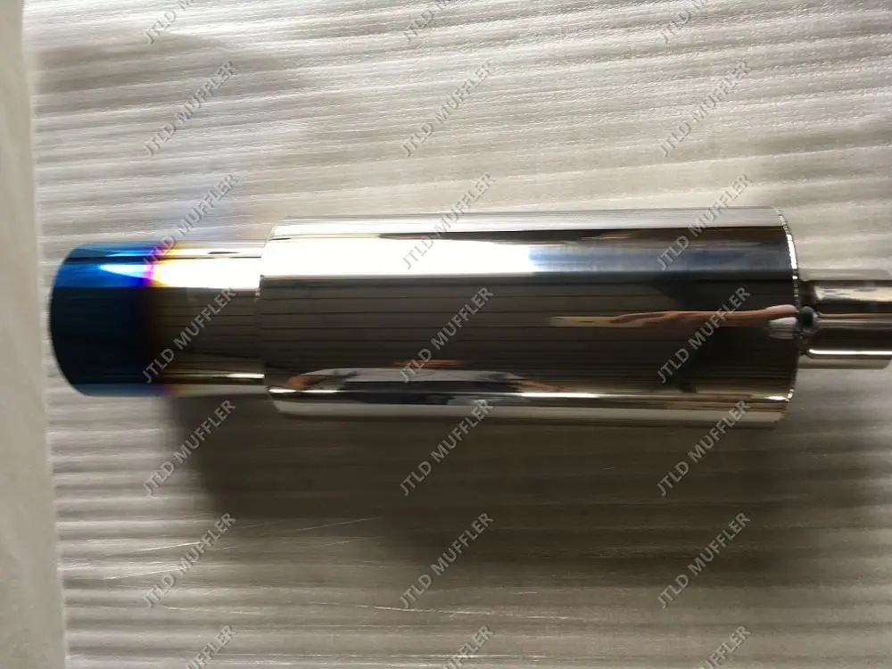 HKSスタイルのメッキされた青い排気マフラーのヒントのための HKSスタイルのメッキされた青い排気マフラーのヒントのための