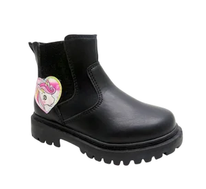 Wholesale Factory Winter Autumn Sweet Children Boots Custom Cartoon Sweet Thickening Princess Baby Girl Boots