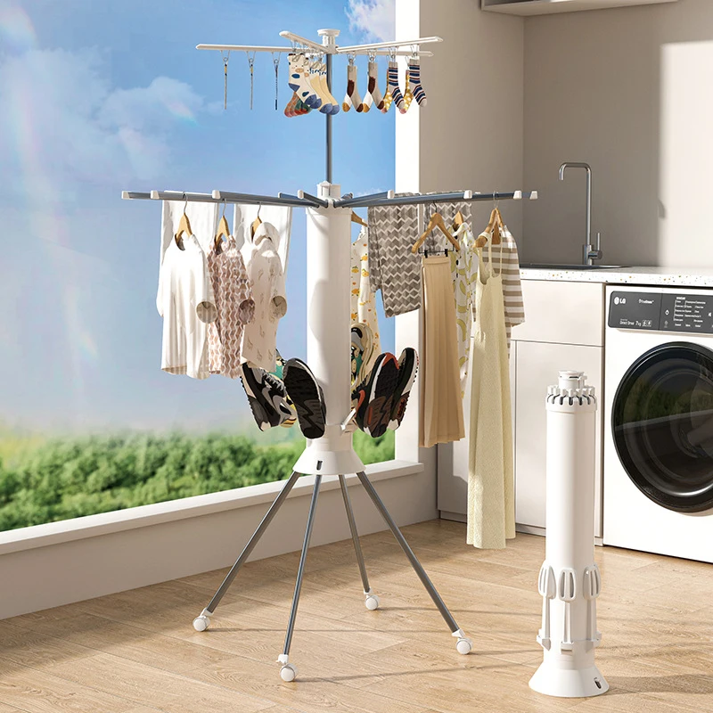 Upgraded Foldable 3-Tier Laundry Rack Space Saving Drying