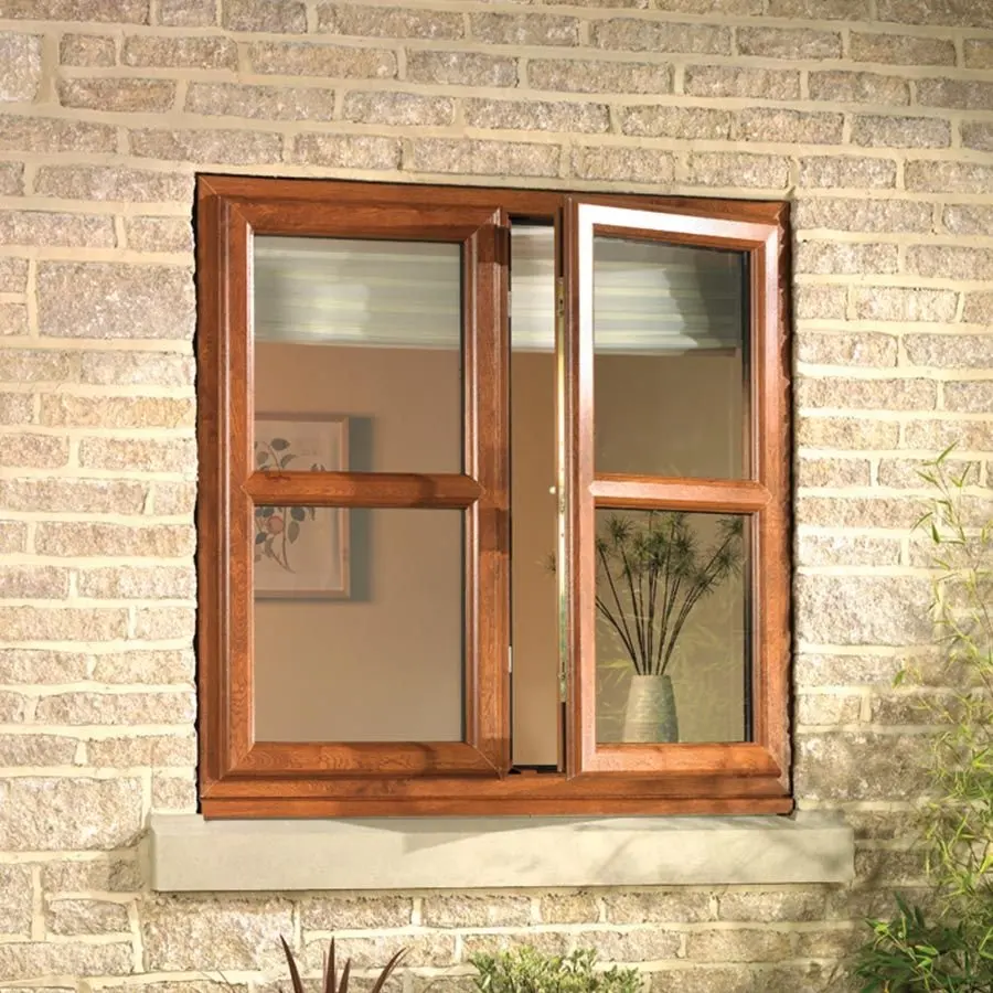 MapleMiles 48 X 48 High Quality Heat Insulated Double Glass Home Inswing Casement Windows