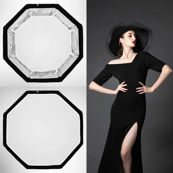 Triopo 55cm 65cm 90cm Photo Portable Bowens Mount Softbox  Octagon Umbrella Outdoor Soft Box for Godox Jinbei Strobe detail image