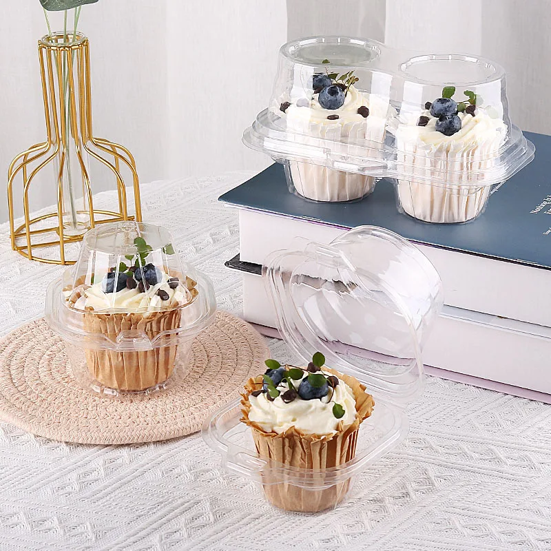 Direct Sales of Origin Compartment Plastic Cupcake Containers