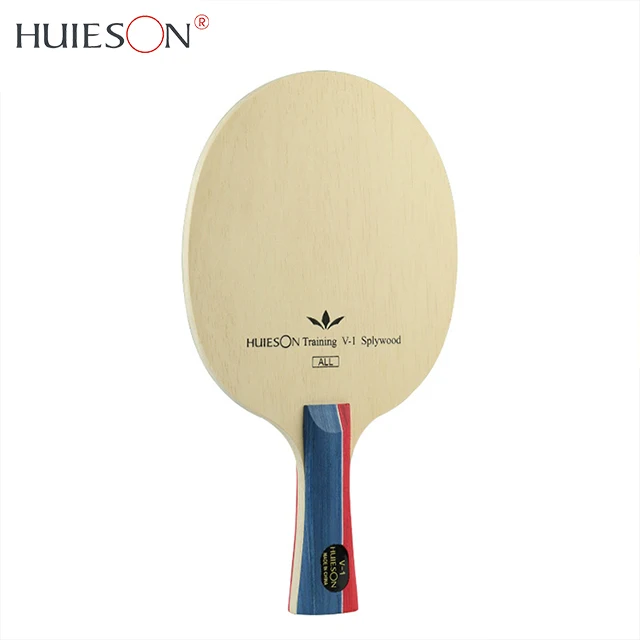 HUIESON OEM Custom Cheap 5 Layer Pure Wood Training Table Tennis Bat Racket Table Tennis Blade