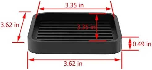 Single Non-Slip Rubber Foot Mat Bed Sofa Cabinet Furniture Floor Refrigerator Base Table Chair Coffee Table Washing Machine