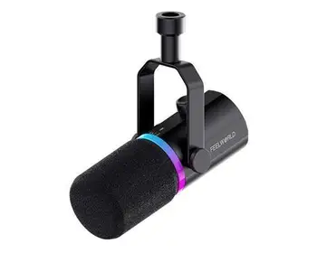 FEELWORLD PM1 XLR/USB Dynamic Microphone OEM Factory Price for Podcast Recording Gaming Live Streaming