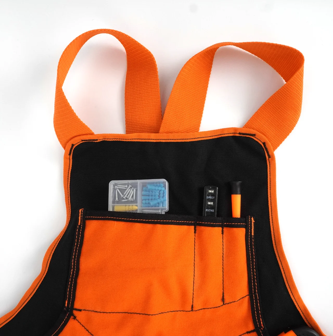 product tinyat new canvas tool apron heavy duty carpenter apron comfy woodworking apron convenient workshop apron-4