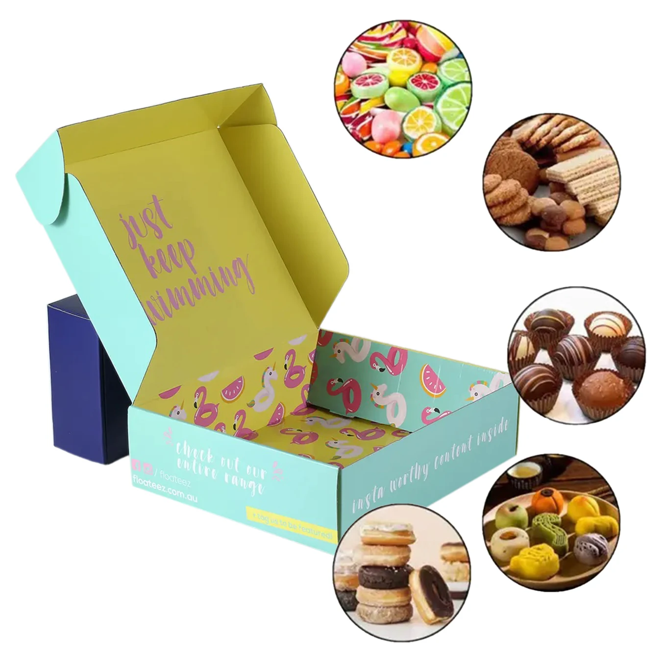 Kraft Corrugated Carton Box Cardboard Confectionery Boxes for Packaging and Shipping