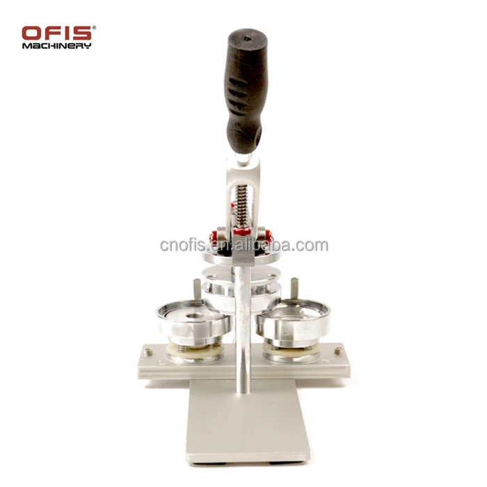 Manual Round Button Maker Machine Badge Making Machine with Multiple Molds