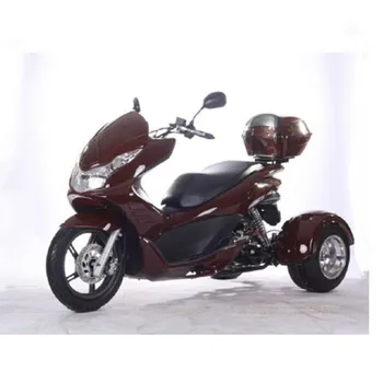 gasoline 50cc trike scooter with trunk 50cc Motorcycle