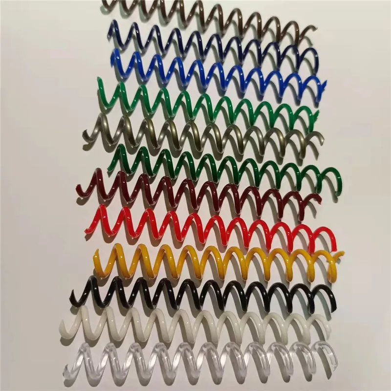 Colorful A4 A5 Size Plastic Material Binding Supplies Pvc Plastic