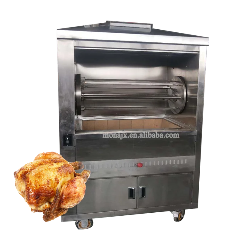Peruvian Chicken Grill Machine Automatic Rotating Chicken Wing Barbecue Machine