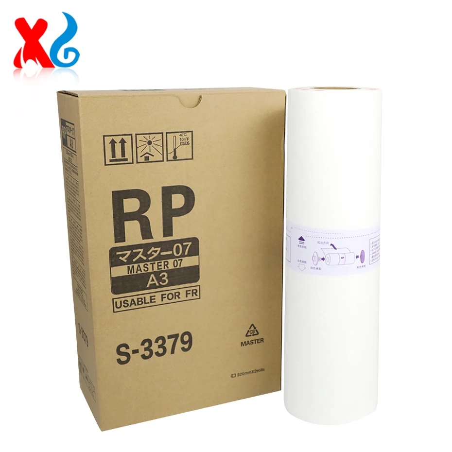 A3 RP 07 08 RP07 PR08 Master Paper Roll Compatible for Riso RP 3100 3105 3700 3770 3500 3590 FR 3950