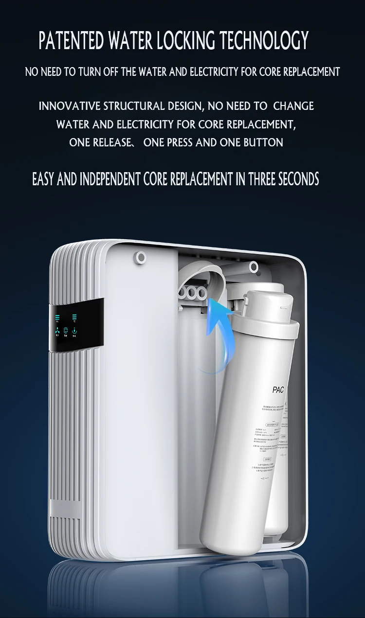 Pressure-free Bucket Silent RO Reverse Osmosis Direct Drinking Household Pure Water Machine
