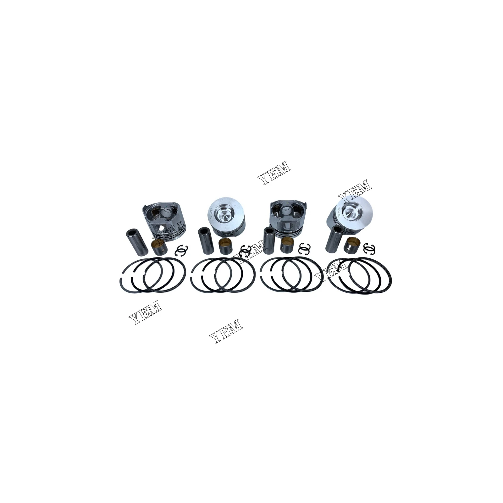 Piston Kit W/ Ring for Yanmar 4TNE82 4TNE82E Industrial Engine Parts
