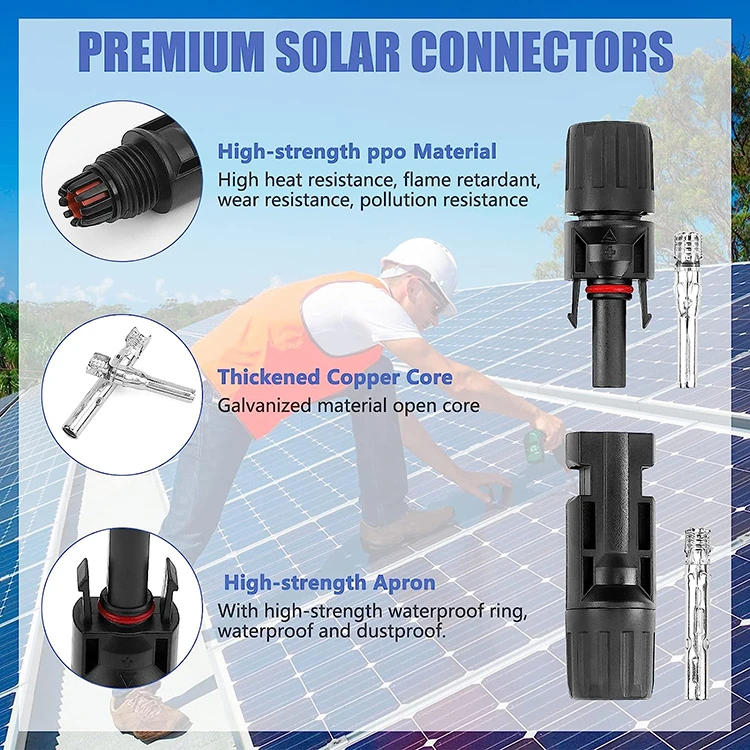 solar panel mc connector y3 solar connector Y branch 2 ways connectors