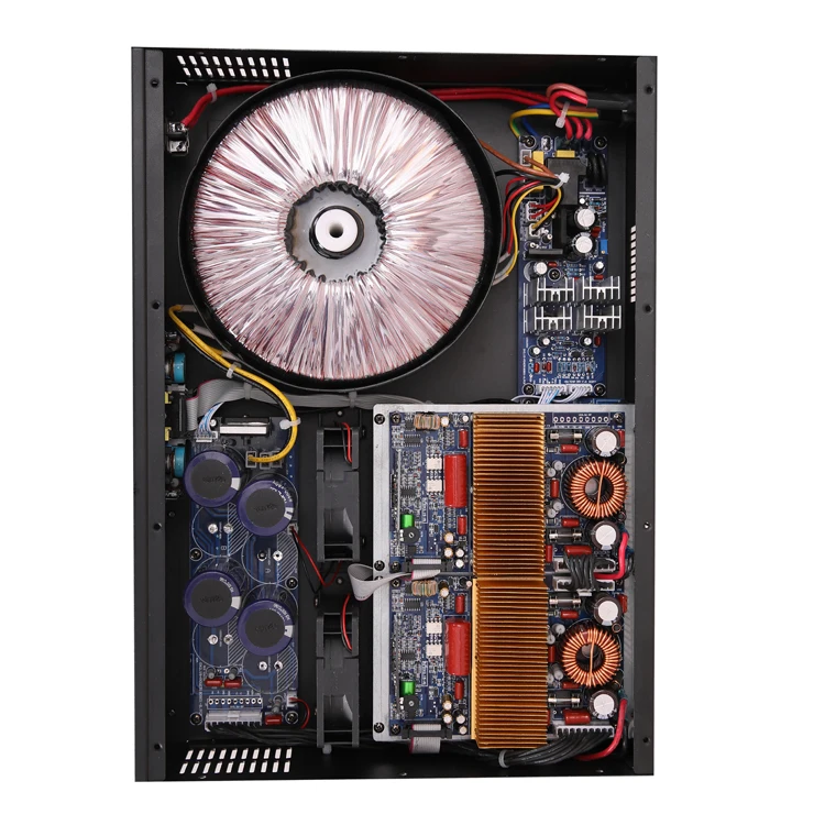2U 2 Two Channel Class D 2500w 2600w 1300w Sound System Amplifier Height Speaker Power Ati Pro Amplifier