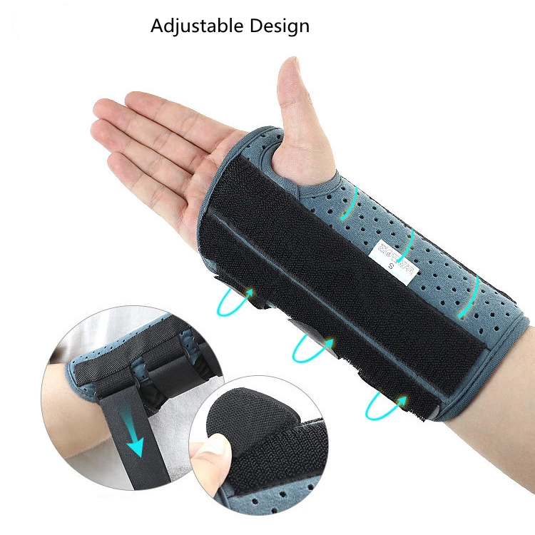 Customized Carpal Tunnel Wrist Brace With Metal Wrist Splint For Hand