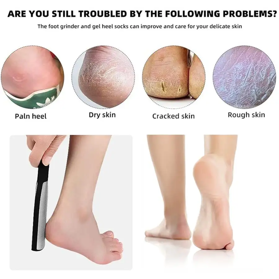 product factory hot sale foot file callus remover plastic stainless steel foot file-6