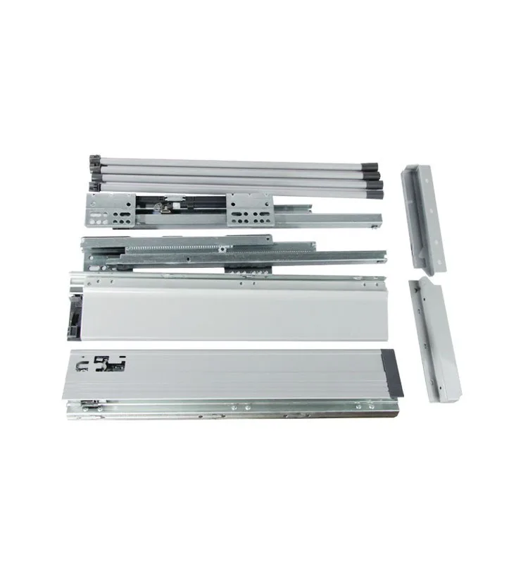 Soft Closing Metal Tool Box Drawer Slide Tandem Box Slim Kitchen Drawer System Used On Furniture