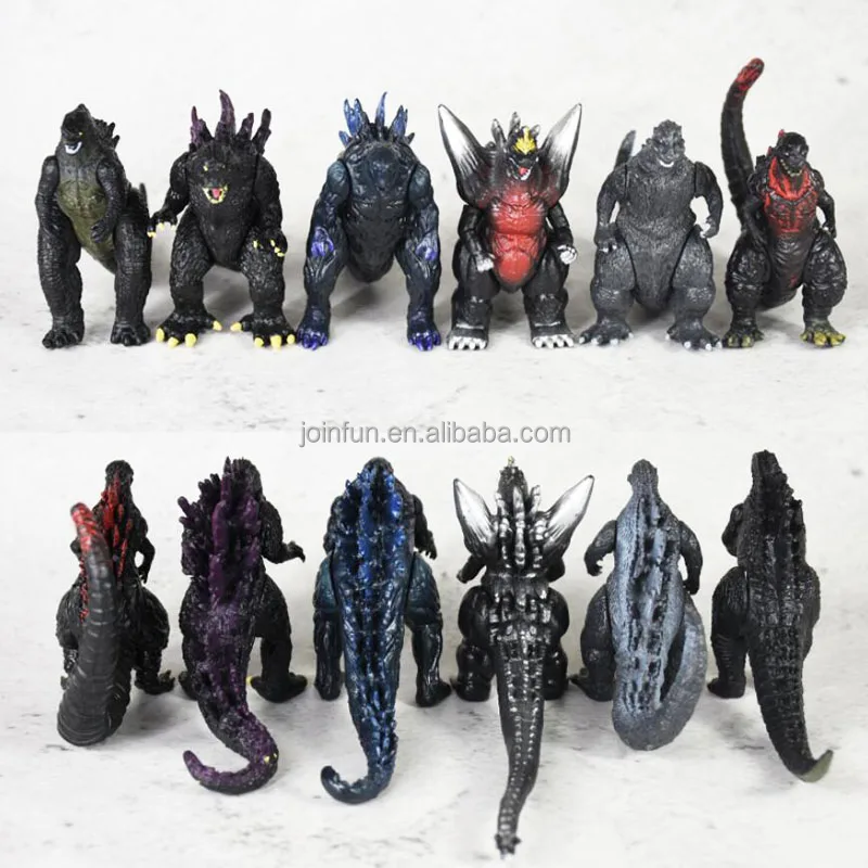 Custom 8CM Godzilla Vinyl Toy, OEM Custom Vinyl Toy Animal , Design Vinyl Toys Factory