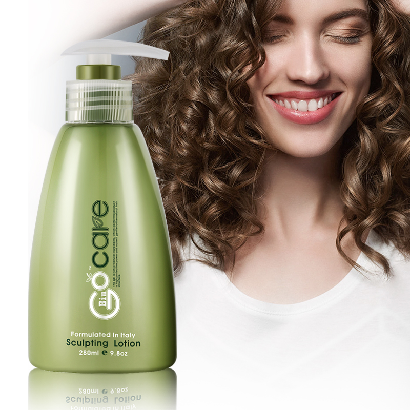 Gocare Private Label Vegan Argan Oil  Sculpting Lotion Long Lasting Moisturizing Fiber Styling Cream for Curling