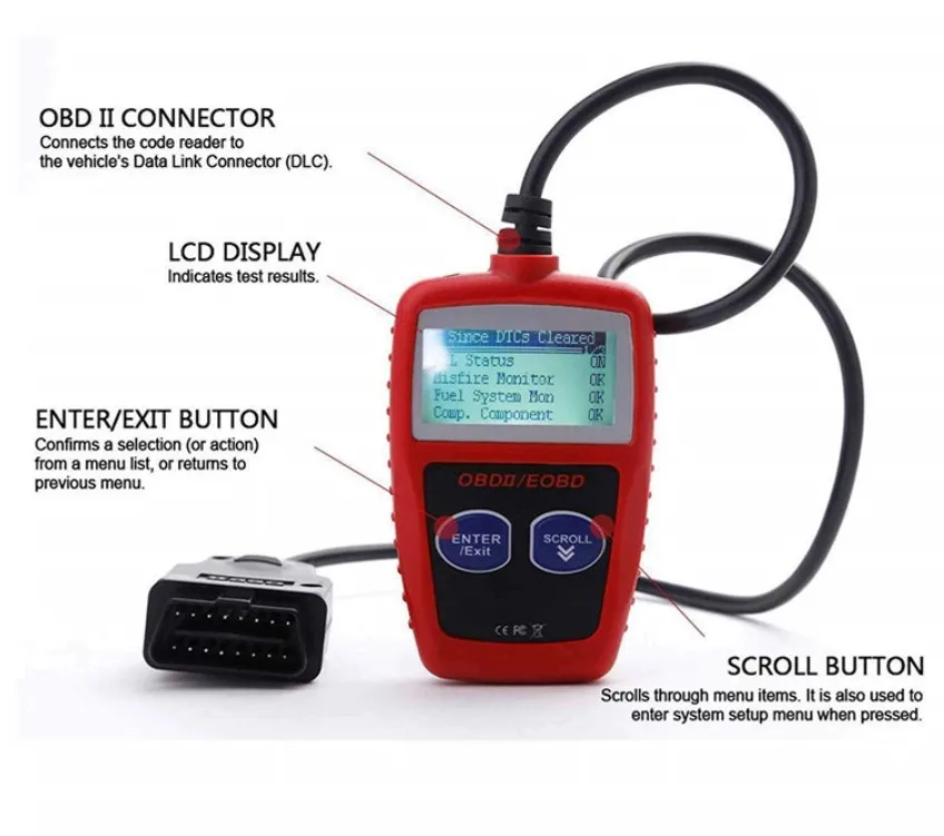 MS309 OBDII Code Reader Scanner OBD2 Automatic Diagnostic Tool Car Diagnostic Tool Original Scanner