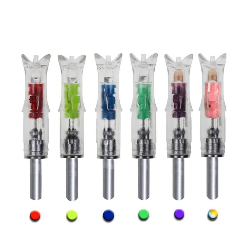 Lighted Arrow Nocks Luminous Arrow Nock Bow String Triggers Automatic