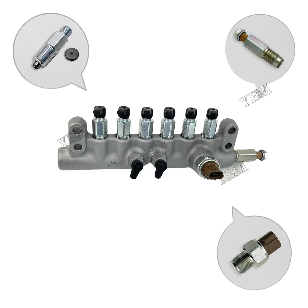 Common Rail Pipe 095440-0582 8-97603121-0 for Isuzu 6WG1 6WF1 6UZ1 Engine Parts With Warranty