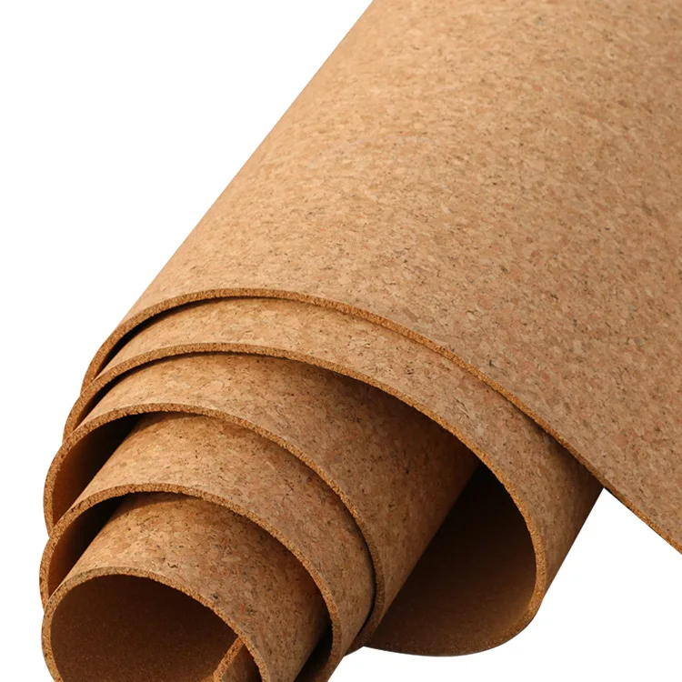 2022 высококачественный переработанный Пользовательский логотип Премиум Противоскользящий фирменный ярлык толстый экологически чистый натуральный пробковый рулон