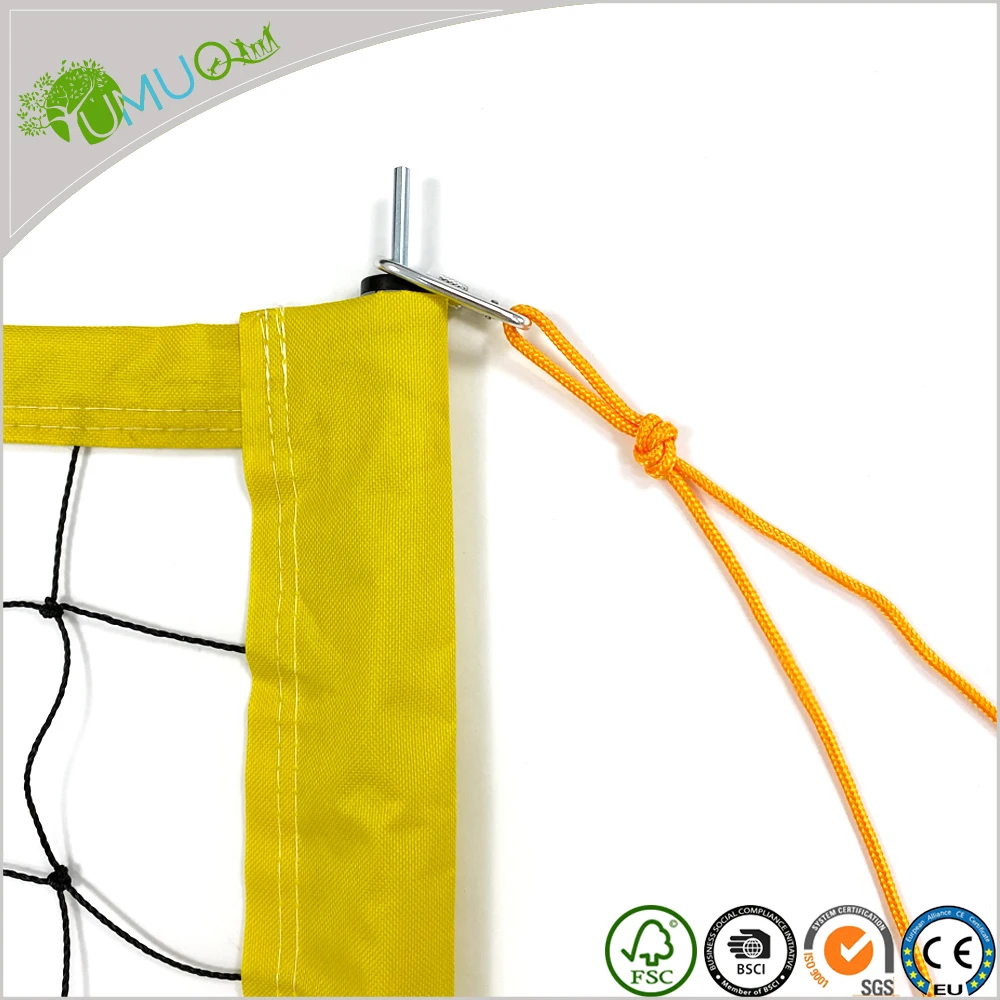 YumuQ Adjustable Volleyball and Badminton Net Set, Portable Volleyball Set for Outdoor Backyard