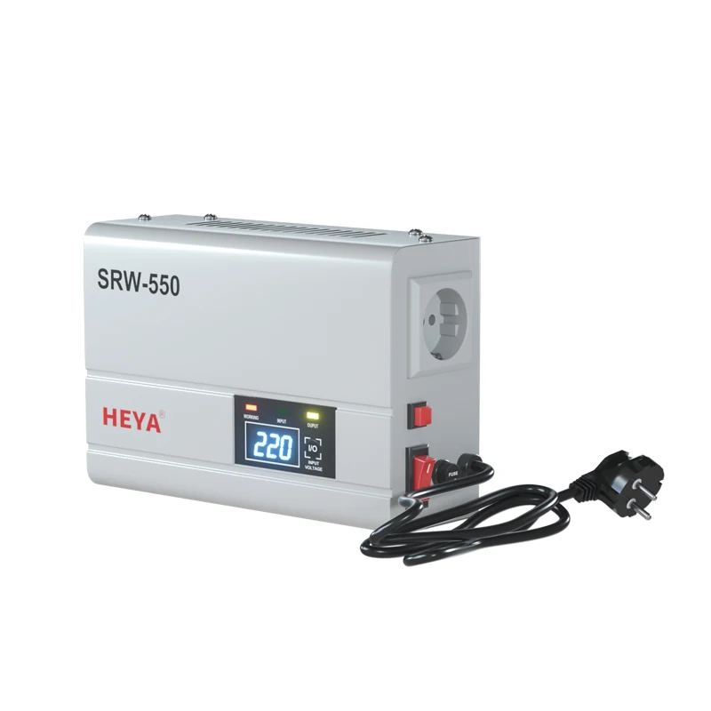 Wall Mounted 500VA 400W 500W Single Phase 220V Automatic Voltage Regulator Stabilizer AVR