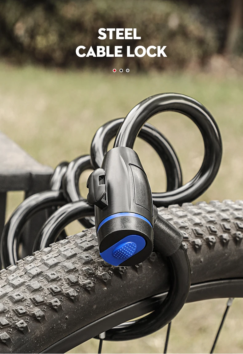 Xunting Bike Lock Antitheft Mtb Road Bicycle Steel Wire Cable Lock