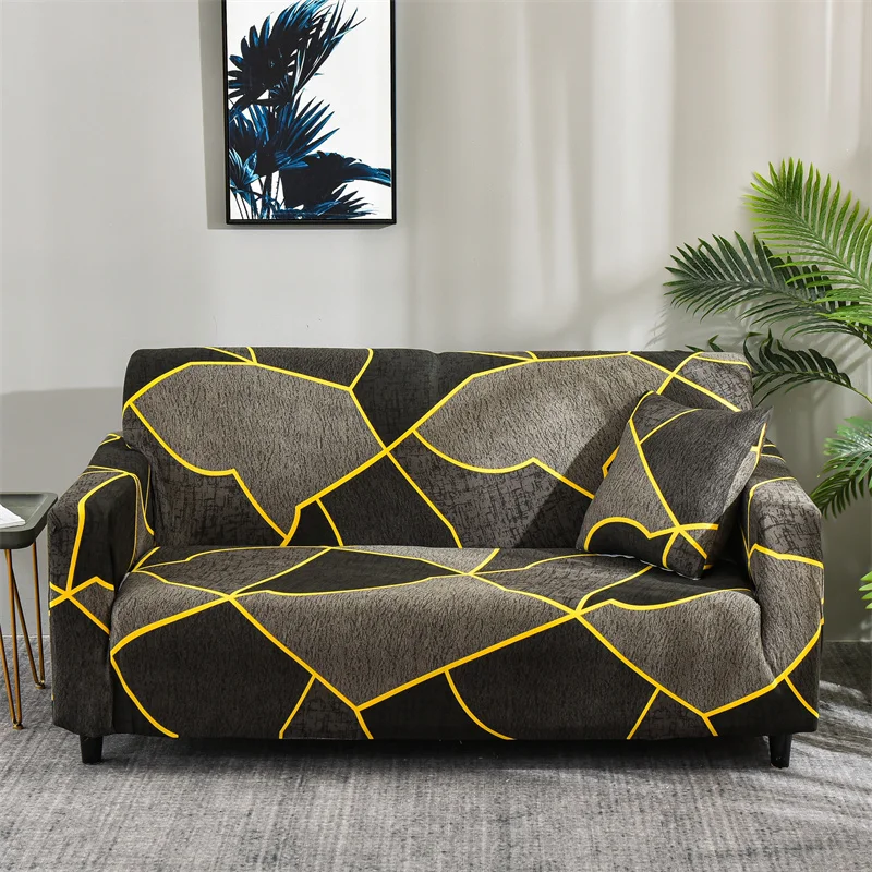 Wholesale Custom Sectional Printed Seater Set Spandex Protective