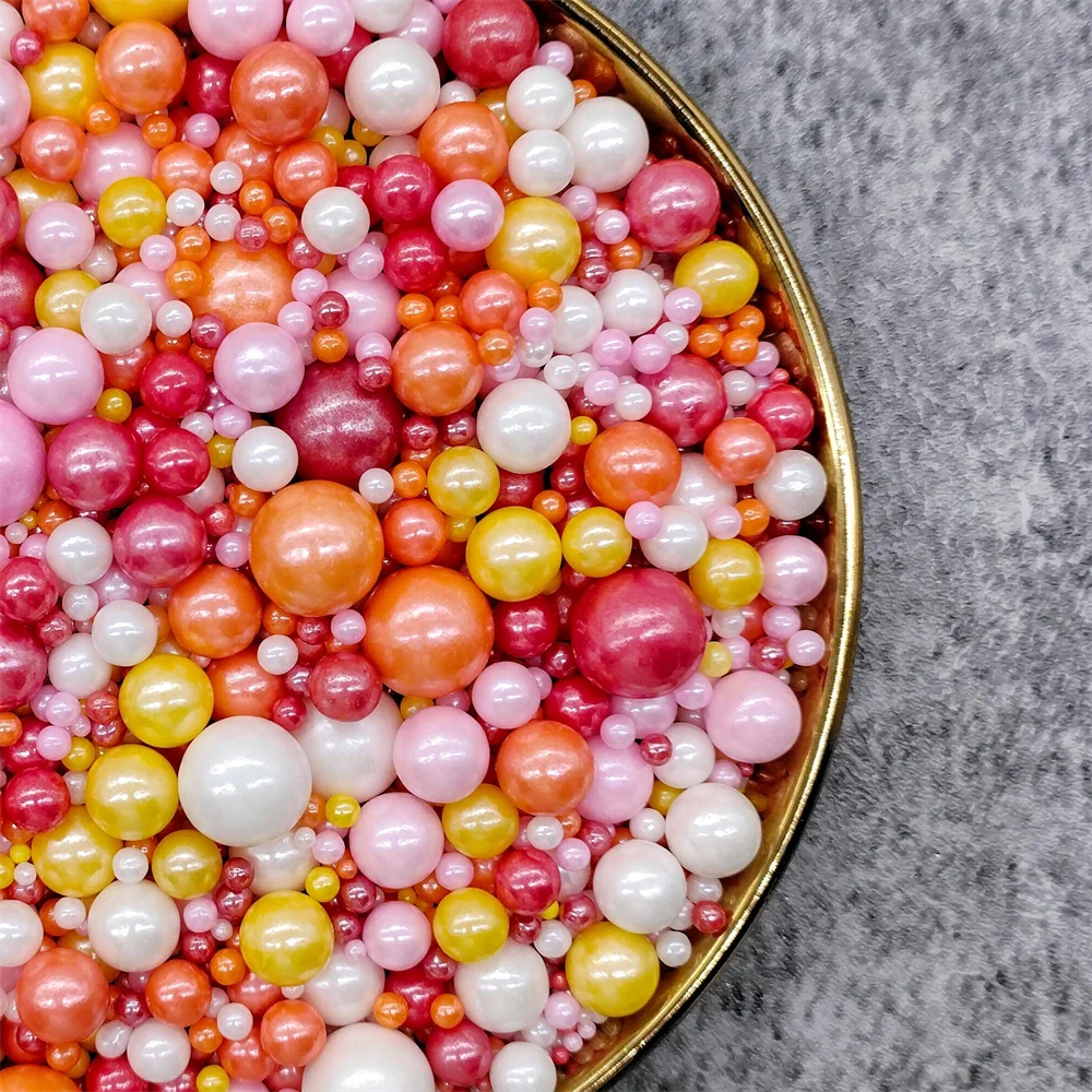 Perles Blanches Comestibles pour Décoration de Gâteaux de Mariage, Boule de  Sucre, Har Ant, Saupoudrage de