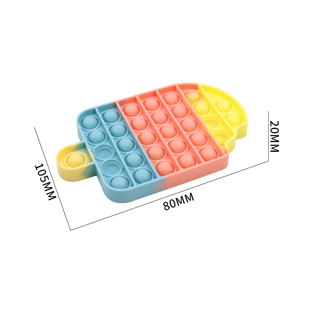 Игрушка-антистресс Huiye pop, квадратная пузырьковая игрушка-антистресс, ручная игрушка-антистресс, антистресс, игрушки