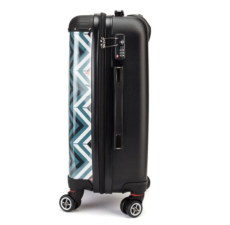 Customized Design Big Brand Design Polycarbonate PC ABS Travel Trolley Luggage