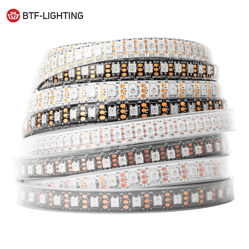 BTF-LIGHTING BTF-WS2812B-7 Pixel Strip, 30 to 144