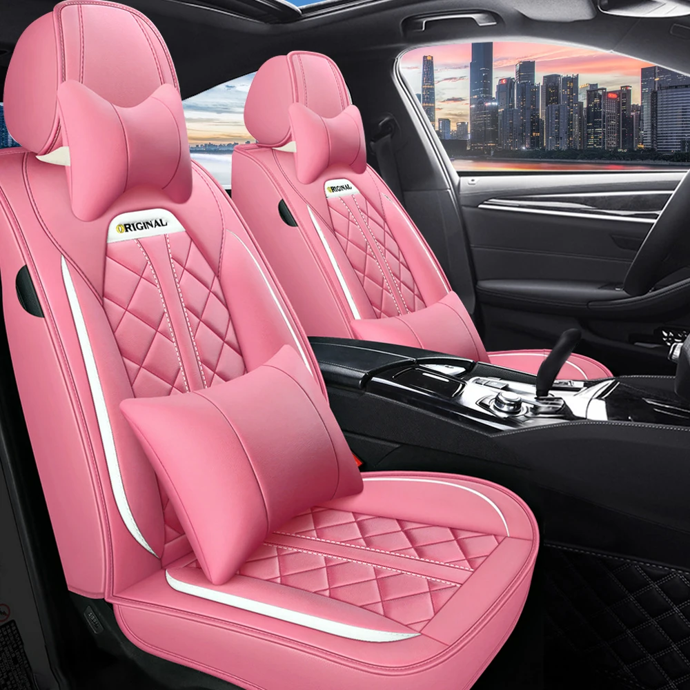 Muchkey China Factory Price OEM ODM Universal Sport Car Seat Cushion Full Leather Car Seat Covers Set