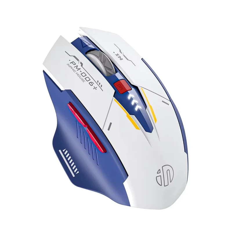 Wireless Mouse With Indian Tribal Elephant Design - Ergonomic 2.4GHz Computer Mouse With Nano Receiver