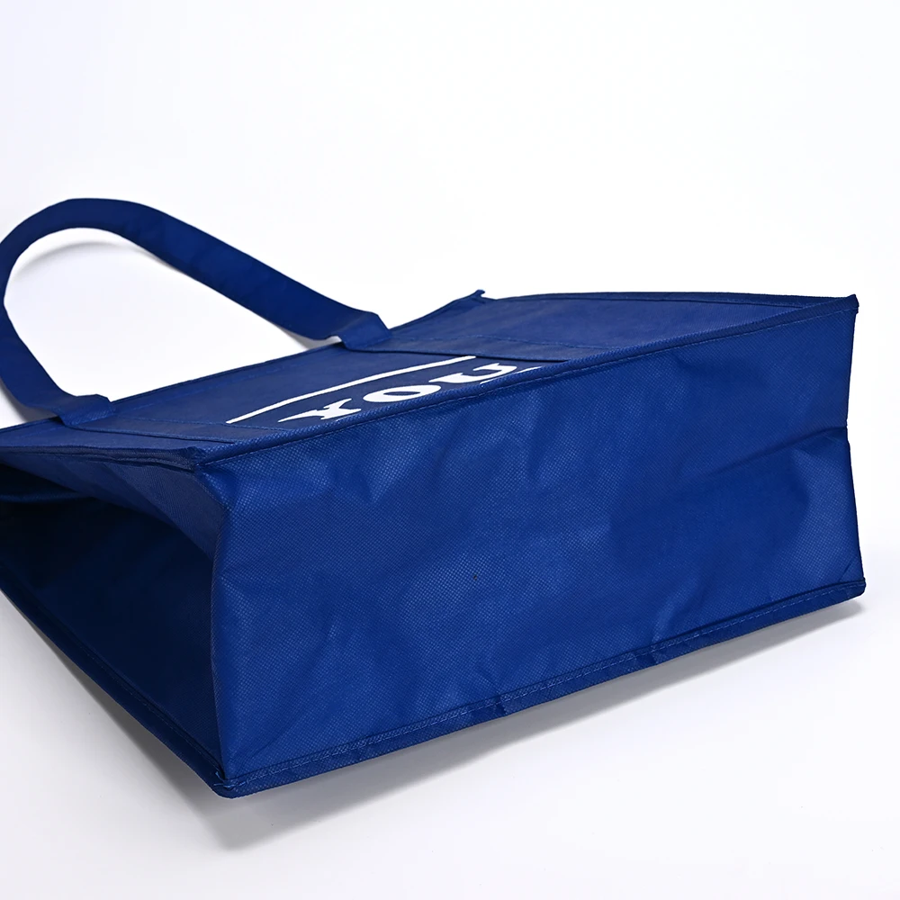 Eco Friendly Reusable Organic RPET Tote Bag Grocery Cotton Cloth Shopping Bags with Custom logo Printed manufacture