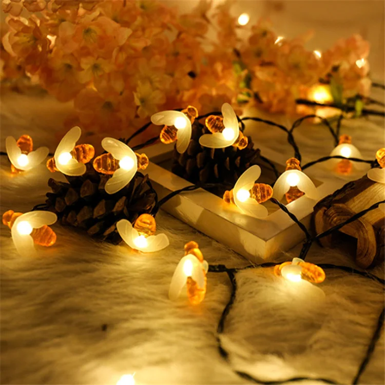 Schöne Biene Lichterkette Solar Aufladen Urlaub Dekoration Rasen Innenhof Outdoor Garten Wasserdichte LED| Alibaba.com