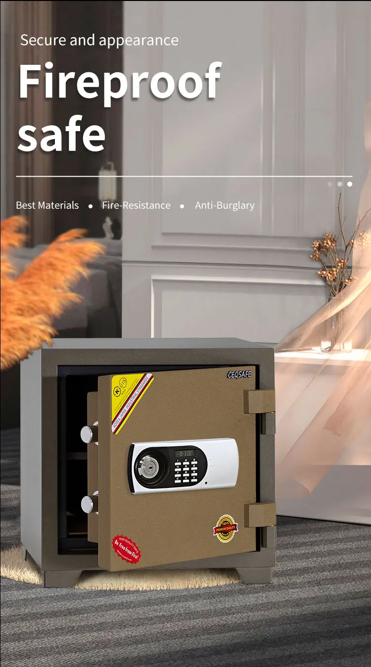 CEQSAFE Deposit Portable Safe Box Fireproof Electronic Digital Mini Safes factory